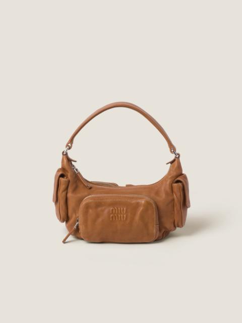 Pocket nappa leather bag