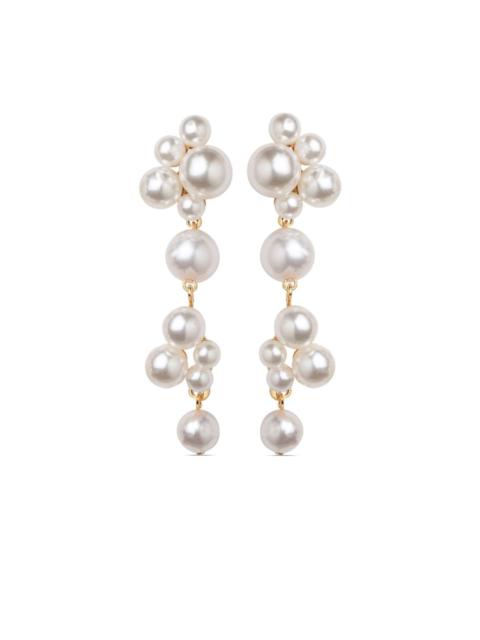 Pernilla pearl-detailing earrings