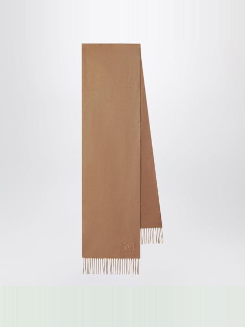 Max Mara Camel-colored cashmere scarf