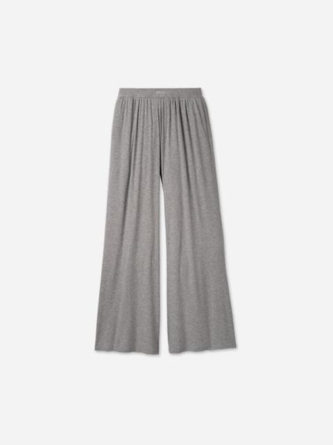 UGG ® Women's Imogen Wide Leg Pant Rib LENZINGu2122 ECOVEROu2122 Viscose Blend Bottoms in Grey Heather