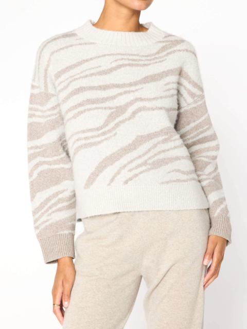 BROCHU WALKER The Adria Jacquard Pullover