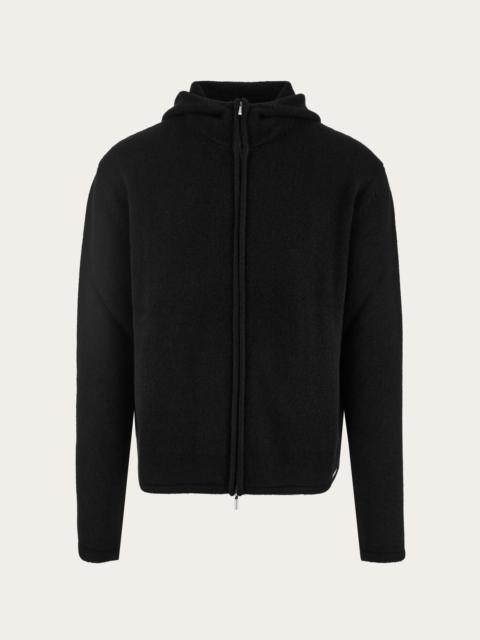 FERRAGAMO Knitted zip blouson
