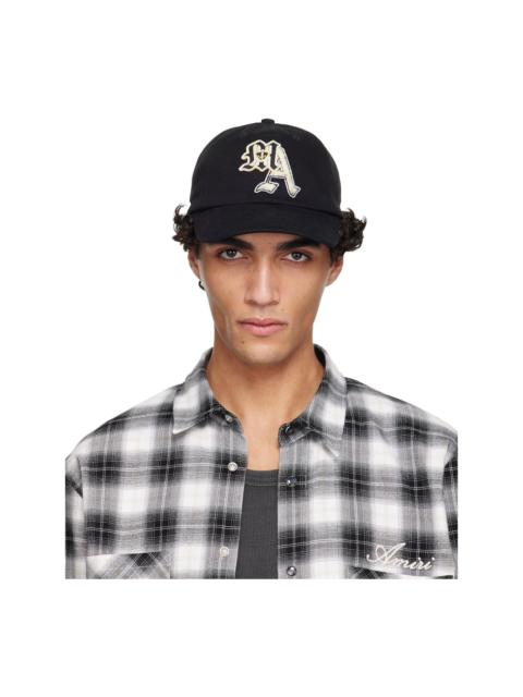 AMIRI Black Varsity Patch Cap