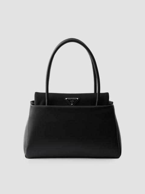 Prada Women's Passage Small Leather Top Handle Bag - Black