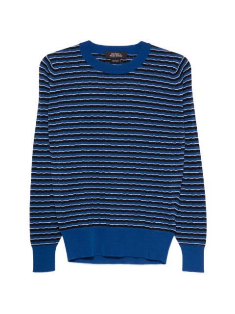 WALES BONNER x John Smedley striped T-shirt