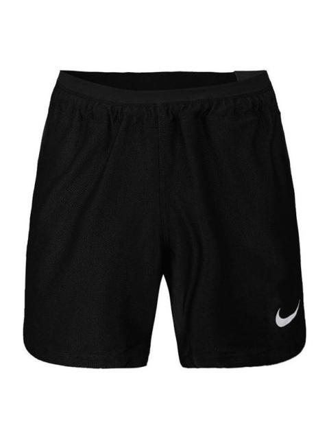 Nike Nike Pro Solid Color Quick Dry Breathable Sports Training Gym Shorts Black CJ4998-010