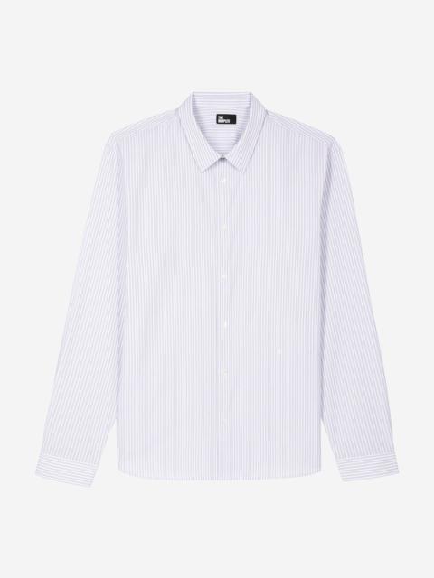 The Kooples LIGHT BLUE PINSTRIPE SHIRT