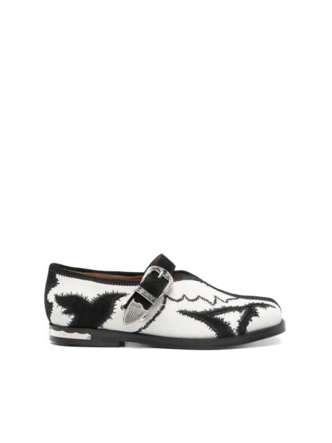 TOGA PULLA suede ballet flats