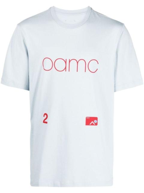 Tシャツ・カットソー OAMC Light-Blue Cotton Oversize T-Shirt T60011 TIGER COTTON OVERSIZED T-SHIRT – Neutral