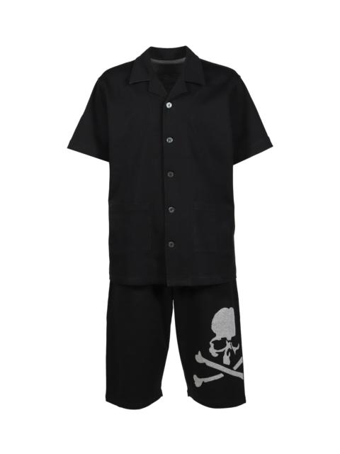 MASTERMIND WORLD SHORT SLEEVE LOUNGE SET / BLK