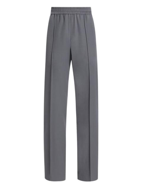 Dolce & Gabbana raised-seam elastic-waist trousers