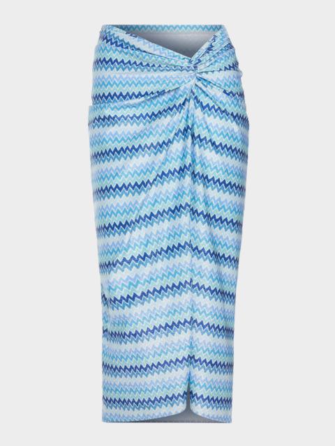 RAMY BROOK Chevron Xana Skirt