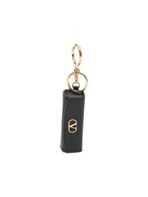 Valentino VLogo Signature leather keyring