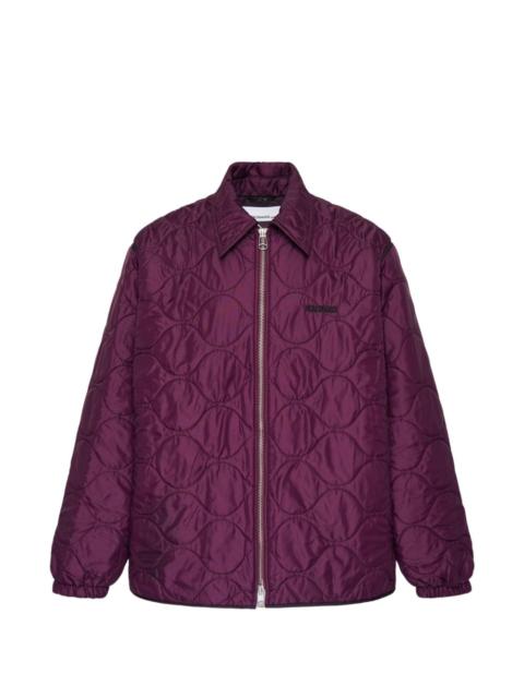 OAMC quilted zip-fastening overshirt