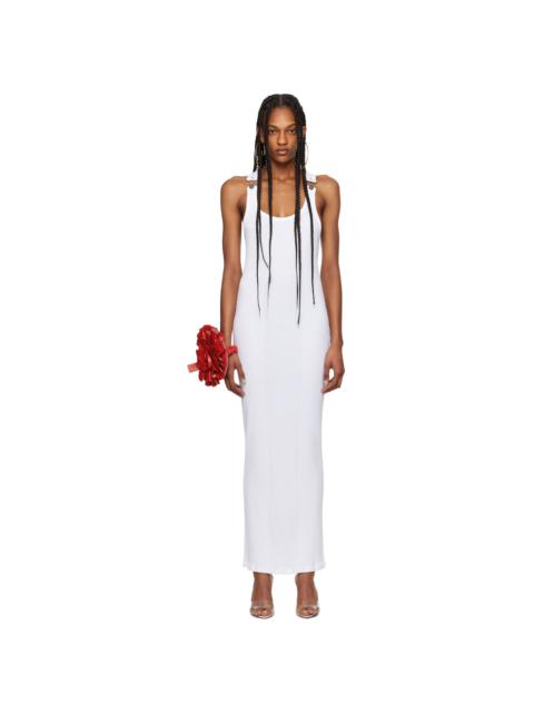 White 'The Strapped' Maxi Dress