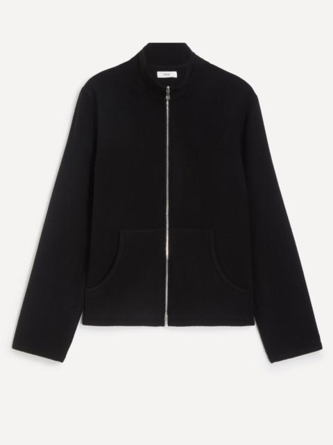 RIER Black Zip-Up Fleece Jacket