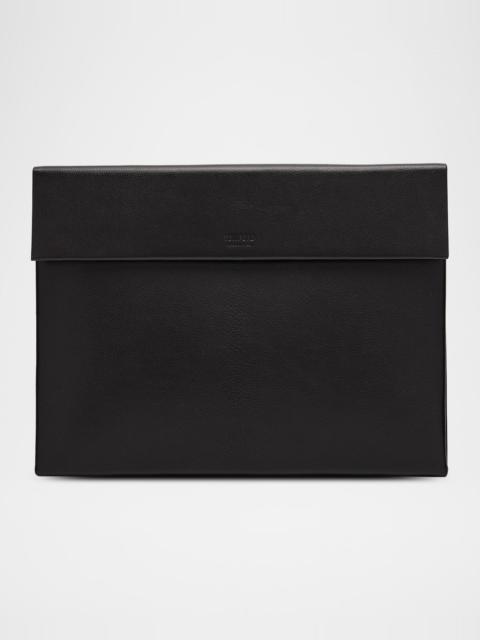 TOM FORD Men's Full-Grain Leather Portfolio Pouch