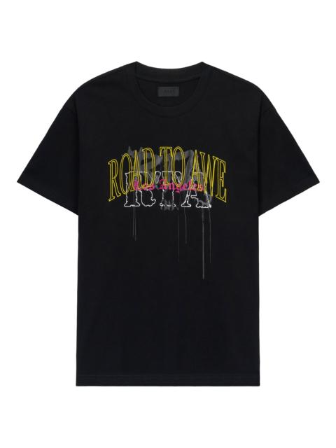 RTA Men's Chaparral Colin Oversized Cotton Crewneck T-Shirt - Black Mixed Logo