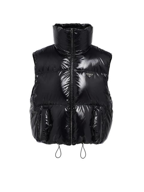 Prada Shiny nylon down vest