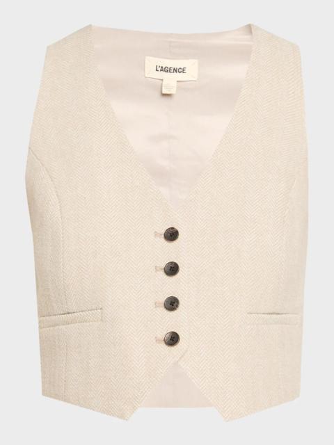 L'AGENCE Jianna Short Vest