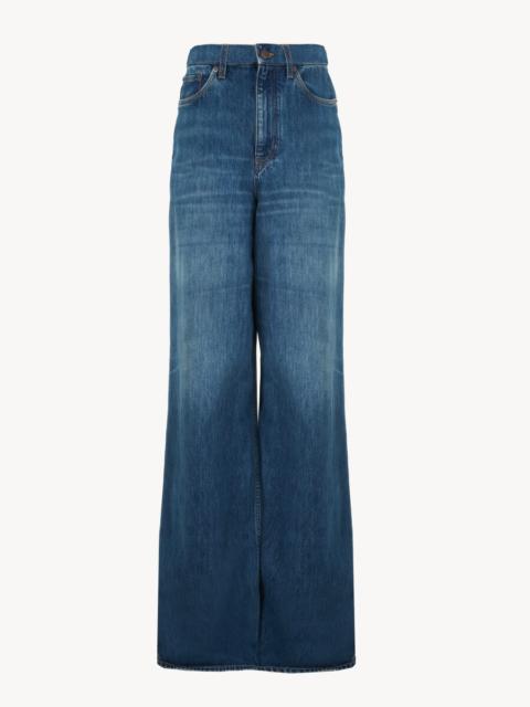 Chloé WIDE-LEG JEANS IN DENIM