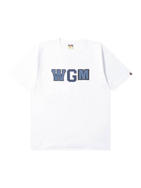 BAPE Color Camo WGM Milo Shark Tee 'White/Navy'