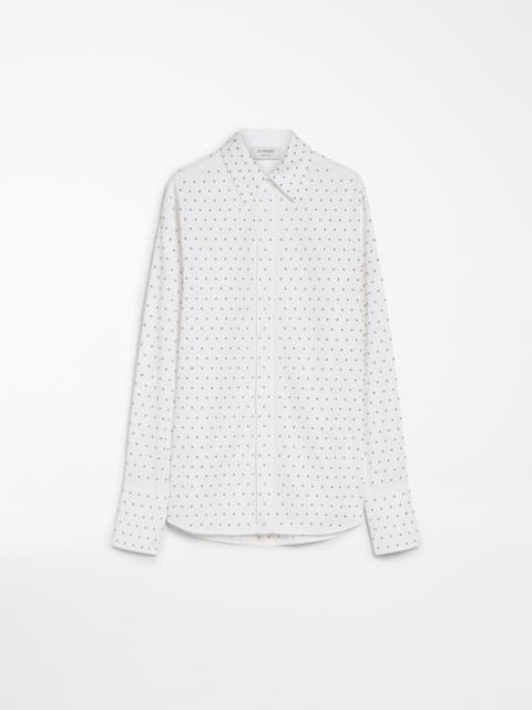 Tシャツ・カットソー SPORTMAX DEBORAH - Boxy shirt with pleats Boxy shirt with pleats, optical white | Sportmax