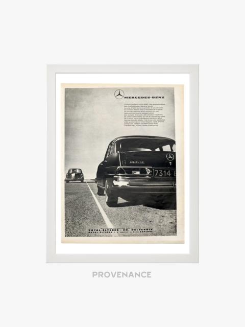 기타 브랜드 Mercedes-Benz Antique Vintage Newsprint Ad - 220 SE Car