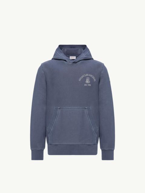Moncler Rowing Logo Cotton Hoodie