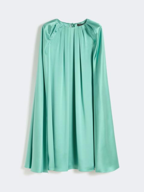 Max Mara BAUTTA Heavy silk satin dress - WATER