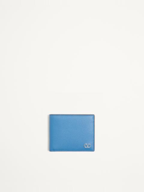 Valentino VALENTINO GARAVANI VLOGO SIGNATURE GRAINY CALFSKIN WALLET
