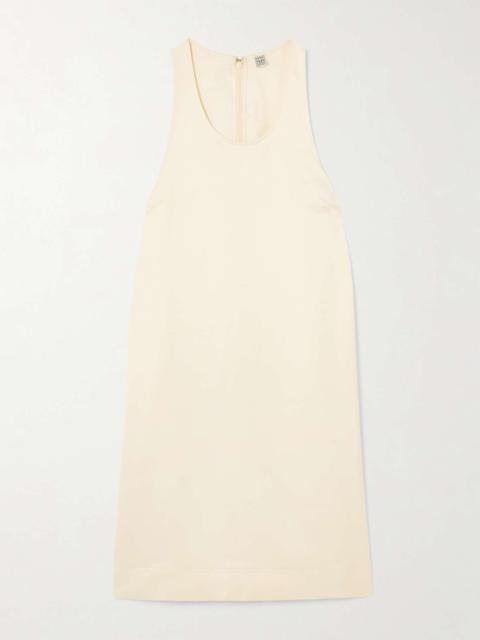 Totême Satin mini dress Ecru