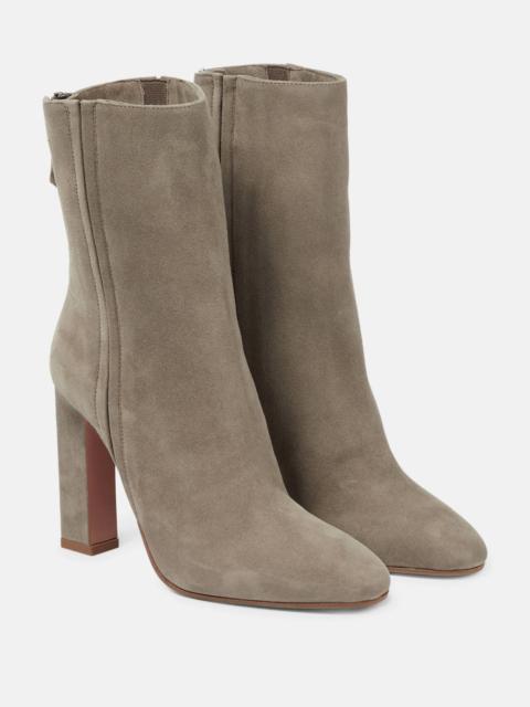 Suede ankle boots