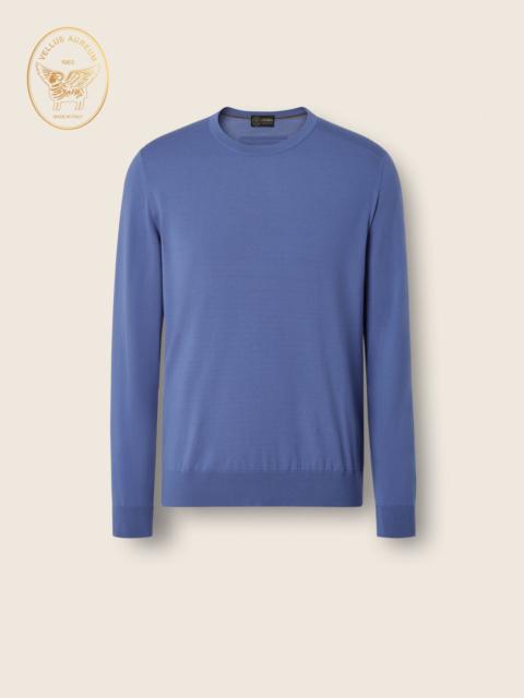 ZEGNA LILAC VELLUS AUREUM CREWNECK