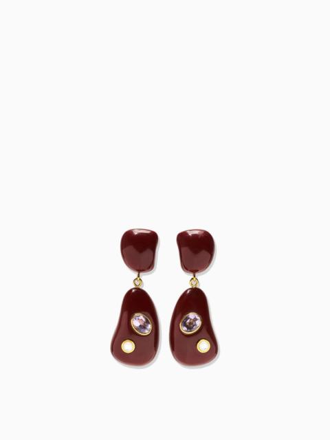 LIZZIE FORTUNATO Satsuma II Earrings in Purple