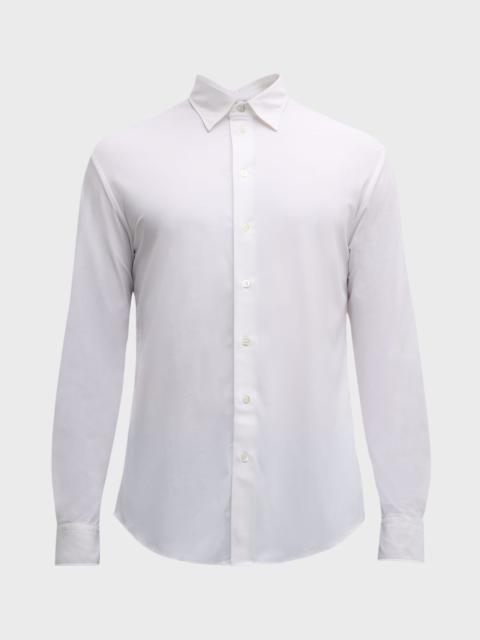 Men's Slim Fit Nylon-Stretch Sport Shirt