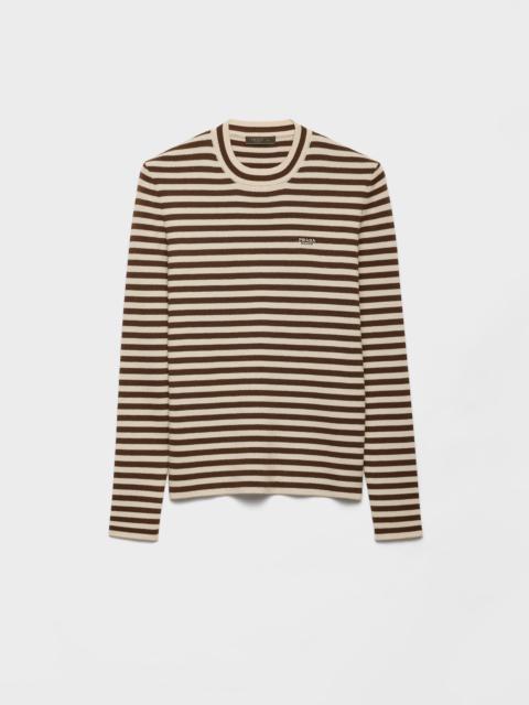Prada Superfine wool crew-neck sweater