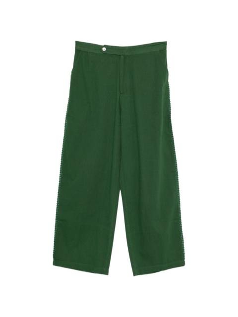baziszt Corniche scalloped trousers