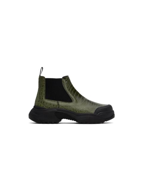 GmbH Green Low Chelsea Boots