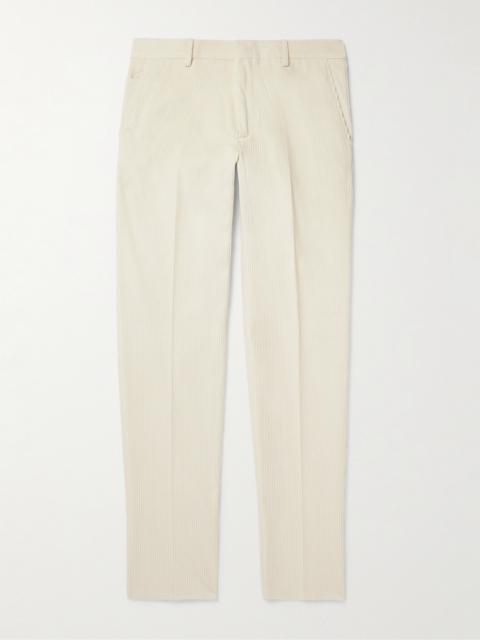 Loro Piana Jarno Straight-Leg Cotton-Corduroy Trousers