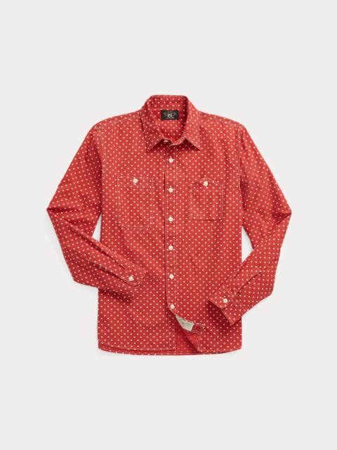RRL by Ralph Lauren Polka-Dot Woven Workshirt