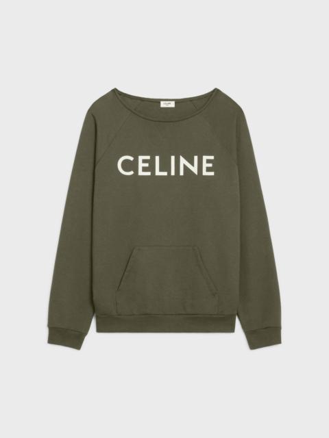 CELINE CELINE SWEATSHIRT IN COTTON FLEECE