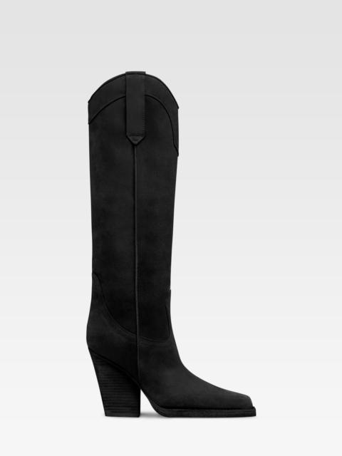 PARIS TEXAS Boots in black velour