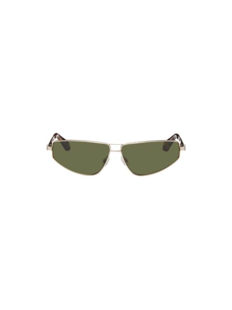 Gold & Green Clavey Sunglasses