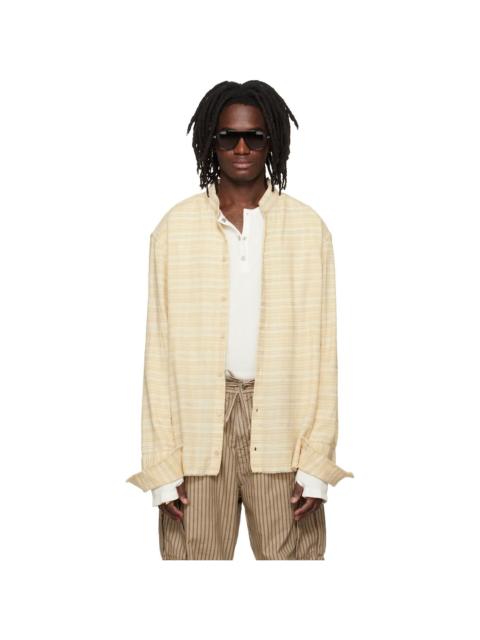 424 Beige Flannel Shirt