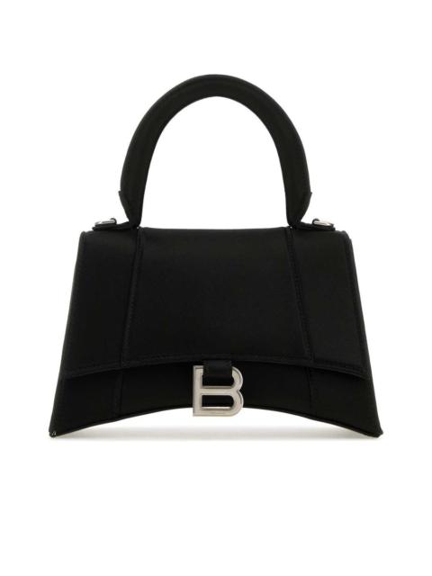 BALENCIAGA Satin Small Hourglass Handbag