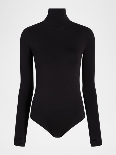commando Prima Ballet Turtleneck Microfiber Bodysuit