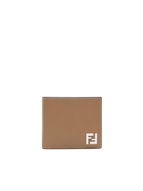 FF logo-plaque leather wallet