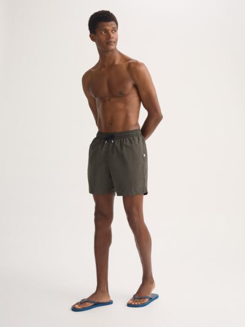 Derek Rose Men's Swim Shorts Aruba Dark Khaki