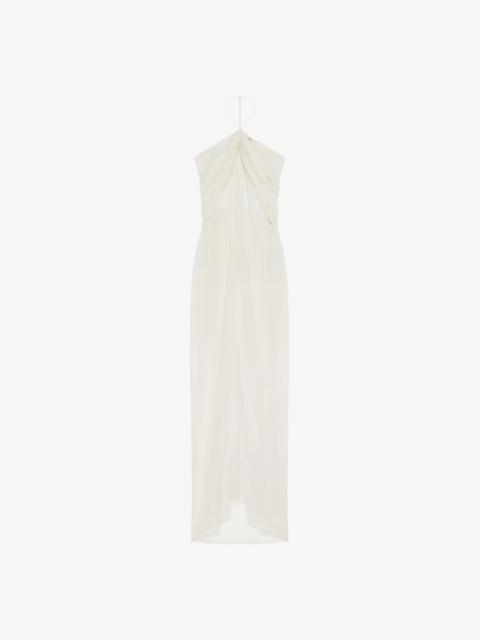 Givenchy EVENING DRAPED DRESS IN SILK WITH CRYSTALS DÉTAIL